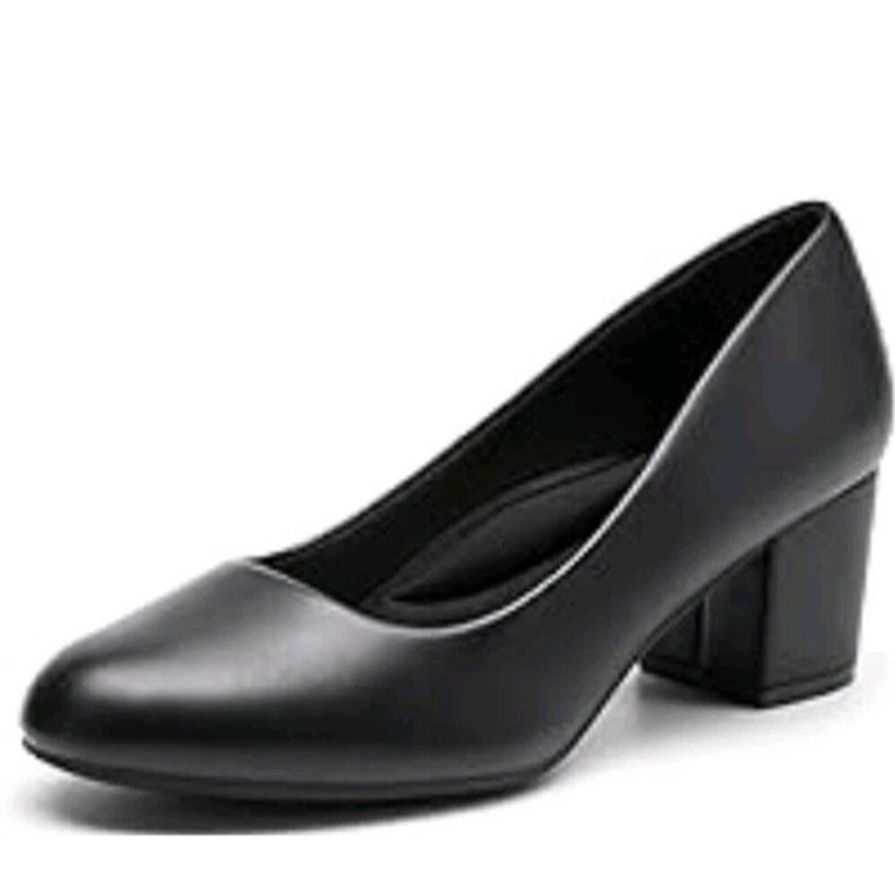 Dream Pairs‎ Black Pumps Non Slip Comfort Insoles  Womens 8.5 New